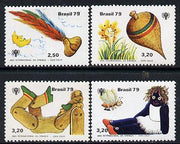 Brazil 1979 Int Year of the Child set of 4, SG 1796-99