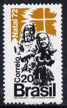 Brazil 1972 Christmas (Pottery Crib) unmounted mint SG 1417