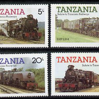 Tanzania 1985 Railways (1st Series) set of 4,(SG 430-3) unmounted mint.