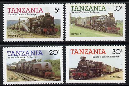 Tanzania 1985 Railways (1st Series) set of 4,(SG 430-3) unmounted mint.