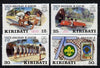 Kiribati 1982 75th Anniversary of Scouting set of 4 vals unmounted mint, SG 189-92 (gutter pairs available - price x 2)