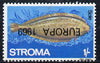Stroma 1969 Fish 1s (Sole) perf single with 'Europa 1969' opt inverted unmounted mint*