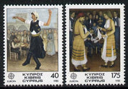 Cyprus 1981 Europa set of 2 (Folklore) unmounted mint SG 567-68*