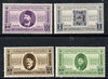 Egypt 1946 80th Anniversary of First Egyptian Stamp set of 4, SG 307-10* unmounted mint