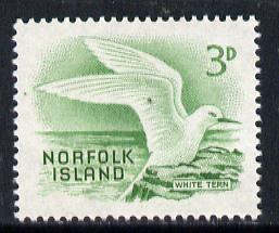 Norfolk Island 1961 White Tern 3d value from def set unmounted mint, SG 26*