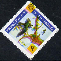 Thomond 1960 Martin 9d (Diamond-shaped) showing yellow misplaced by 2mm giving double impression unmounted mint*