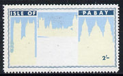 Pabay 1968 Churchill 2s with black (Churchill & main design) omitted (slight set-off on gummed side)