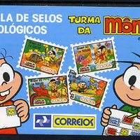 Booklet - Brazil 1992 Monica I 'Ecology' booklet containing se-tenant strip of 4, SG 2539-42 (Cartoon Characters)