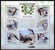 Mozambique 2010 The Environment - Sea Birds perf sheetlet containing 6 values unmounted mint Michel 3495-3500