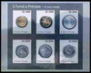 St Thomas & Prince Islands 2010 Currency ofSt Thomas - Coins #1 perf sheetlet containing 4 values unmounted mint