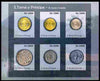 St Thomas & Prince Islands 2010 Currency ofSt Thomas - Coins #2 perf sheetlet containing 4 values unmounted mint
