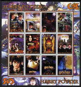 Mordovia Republic 2004 Harry Potter perf sheetlet #2 containing set of 12 values unmounted mint