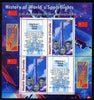 Maakhir State of Somalia 2010 50th Anniversary of Space Exploration #16 - Voskhod 1 perf sheetlet containing 2 values plus 2 labels unmounted mint