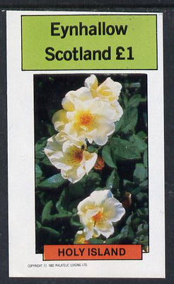 Eynhallow 1982 Roses imperf souvenir sheet (£1 value) unmounted mint