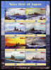 Maakhir State of Somalia 2010 Japanese Naval Fleet perf sheetlet containing 8 values unmounted mint