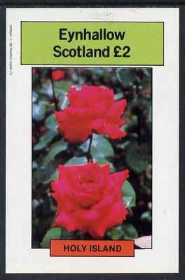 Eynhallow 1982 Roses imperf deluxe sheet (£2 value) unmounted mint