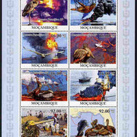 Mozambique 2010 Crude Oil Spills at Sea perf sheetlet containing 8 values unmounted mint