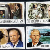 Ras Al Khaima 1969 Apollo 11 set of 4 unmounted mint, Mi 335-8A)