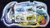 Guinea - Bissau 2011 Dolphins special shaped perf sheetlet containing 4 values unmounted mint