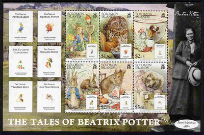 Solomon Islands 2006 The Tales of Beatrice Potter perf m/sheet unmounted mint SG MS 1222