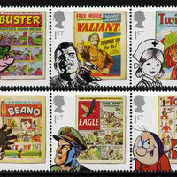 Great Britain 2012 Comics set of 10 (two se-tenant strips of 5) unmounted mint
