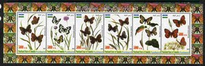 Puntland State of Somalia 2011 Butterflies of the World #1 perf sheetlet containing 6 values unmounted mint