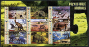 Somaliland 2011 Pre-historic Animals perf sheetlet containing 9 values unmounted mint