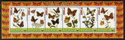 Puntland State of Somalia 2011 Butterflies of the World #4 perf sheetlet containing 6 values unmounted mint