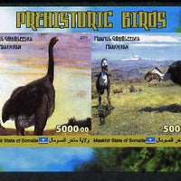 Maakhir State of Somalia 2011 Pre-historic Animals #5 imperf sheetlet containing 4 values unmounted mint