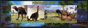 Maakhir State of Somalia 2011 Pre-historic Animals #5 imperf sheetlet containing 4 values unmounted mint