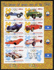 Maakhir State of Somalia 2010,30th Anniversary of Moscow Olympics #3 - Russian Sports Cars imperf sheetlet containing 7 values & one label unmounted mint