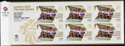 Great Britain 2012 London Olympic Games Team Great Britain Gold Medal Winner #09 - Alex Gregory, Tom James, Pete Reed & Andrew Triggs Hodge (Rowing Men's Fours) self adhesive sheetlet containing 6 x first class values unmounted mint