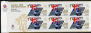 Great Britain 2012 London Olympic Games Team Great Britain Gold Medal Winner #15 - Ben Ainslie (Sailing) self adhesive sheetlet containing 6 x first class values unmounted mint