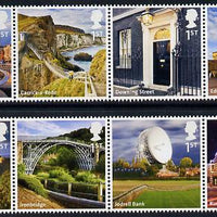 Great Britain 2011 UK A-Z 1st series perf set of 12 (2 se-tenant strips of 6) unmounted mint SG 3230-41