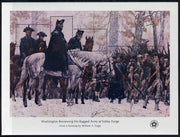 United States 1976 American Revolution Bicentenary (Interphil 76) 'Washington at Valley Forge' m/sheet of 5 unmounted mint, SG MS1666d