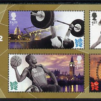 Great Britain 2012 London Paralympic Games perf m/sheet unmounted mint