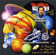 Madagascar 2012 First Astronauts in Space - Wubbo Ockels (Netherlands) perf sheetlet containing 2 values unmounted mint