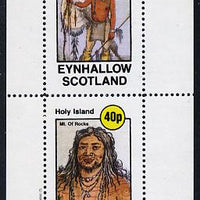 Eynhallow 1982 N American Indians perf set of 2 values unmounted mint