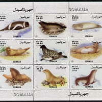 Somalia 1999 Seals perf sheetlet containing 9 values unmounted mint. Note this item is privately produced and is offered purely on its thematic appeal