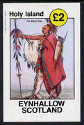 Eynhallow 1982 N American Indians imperf deluxe sheet unmounted mint (£2 value)