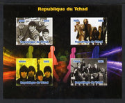 Chad 2012 The Beatles #1 imperf sheetlet containing 4 values unmounted mint. Note this item is privately produced and is offered purely on its thematic appeal.
