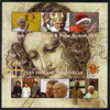 Chad 2012 Popes John Paul II & Benedict 16 perf sheetlet containing 6 values unmounted mint. Note this item is privately produced and is offered purely on its thematic appeal.