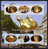 Chad 2012 15th Death Anniversary of Princess Diana perf sheetlet containing 6 values unmounted mint. Note this item is privately produced and is offered purely on its thematic appeal.