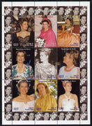 Benin 2002 Grace Kelly #2 perf sheetlet containing 9 values unmounted mint. Note this item is privately produced and is offered purely on its thematic appeal