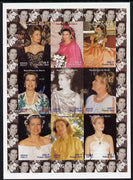 Benin 2002 Grace Kelly #2 imperf sheetlet containing 9 values unmounted mint. Note this item is privately produced and is offered purely on its thematic appeal