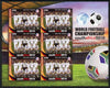 Sierra Leone 2010 Football World Cup Chamipnships - the team from United States in special sheet of 6 unmounted mint as SG 4723