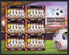 Sierra Leone 2010 Football World Cup Chamipnships - the team from Slovenia in special sheet of 6 unmounted mint as SG 4727