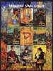 Somalia 2002 Paintings by Vincent Van Gogh imperf sheetlet containing 9 values unmounted mint. Note this item is privately produced and is offered purely on its thematic appeal (vertical format)