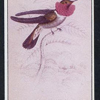 Staffa 1982 Humming Birds #05 imperf souvenir sheet (£1 value) unmounted mint