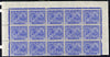 St Kitts-Nevis 1920-22 KG5 MCA Columbus 2.5d ultramarine marginal block of 15 Rows 1, 2 & 3 unmounted mint SG 28